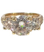 Women&#39;s Solitaire ring 14kt Yellow Gold 457123 - $449.00