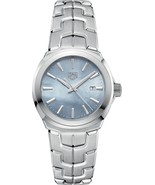 TAG HEUER Link Quartz Date Mother Of Pearl 32mm Ladies Watch WBC1311 - $1,183.05