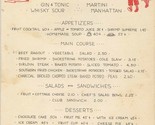 Sterling Forest Gardens Restaurant Menu Tuxedo New York 1970 - $44.51