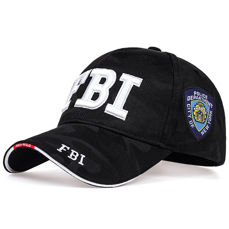 Ion fbi embroidery baseball cap men women snapback caps unia adjustable hip hop dad hat thumb200