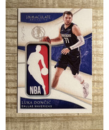 Luka Doncic 2020 Autograph Facsimile NBA Patch RP Rookie Card (Blue Jersey) - $3.25