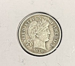 1916 Barber Dime!! Very Fine! Full Liberty.   20230072 - £23.69 GBP