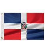Taylor Made Dominican Republic Flag 12&quot; x 18&quot; Nylon - £30.60 GBP