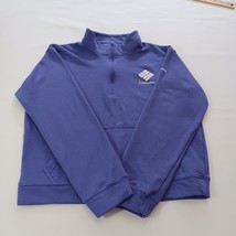 Columbia Purple Fleece 1/4 Zip Pullover Sweater Men&#39;s Size Medium - $13.16