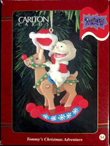 Carlton Cards Rug Rats Ornament Tommy&#39;s Christmas Adventure w/ Reindeer Horse - £15.99 GBP