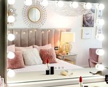 M Mivonda Vanity Hollywood Makeup Mirror With Lights Dimmable 3 Lighting... - $86.96