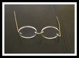 3-1/2&quot; Doll or Teddy Bear Round Wire Rim Glasses Toy - $9.44 CAD