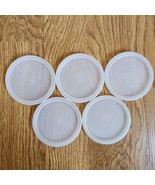 Vintage Tupperware Sheer Replacement Tumbler Lids #296 2.75&quot; Lid Only Lo... - £7.43 GBP
