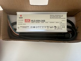 HLG-60H-36B Mean Well LED Driver 36V Power Supply 60W 1.7A IP67 AC-DC W/... - $20.00
