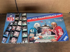 1986 The VCR Quarterback Interactive Board Game Complete NFL Untested Video - £13.47 GBP