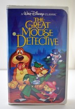 Walt Disney The Great Mouse Detective Movie VHS Tape-Black Diamond The C... - $16.10