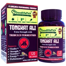 Extra Strength Tongkat Ali with Tribulus Terrestris. Powerful (100:1) Lo... - $17.78
