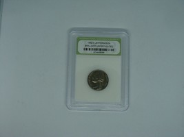 1962-D Jefferson 5c Brilliant Uncirculated BU 5 Five Cents Certified Coin INB - £8.99 GBP
