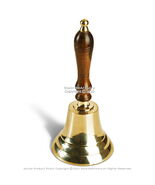 Handmade Brass School Bell Gift Souvenir - $15.82