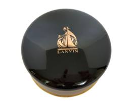 Lanvin My Sin Dusting Powder Black Round Container 9 oz Puff Parfums Vin... - £70.28 GBP