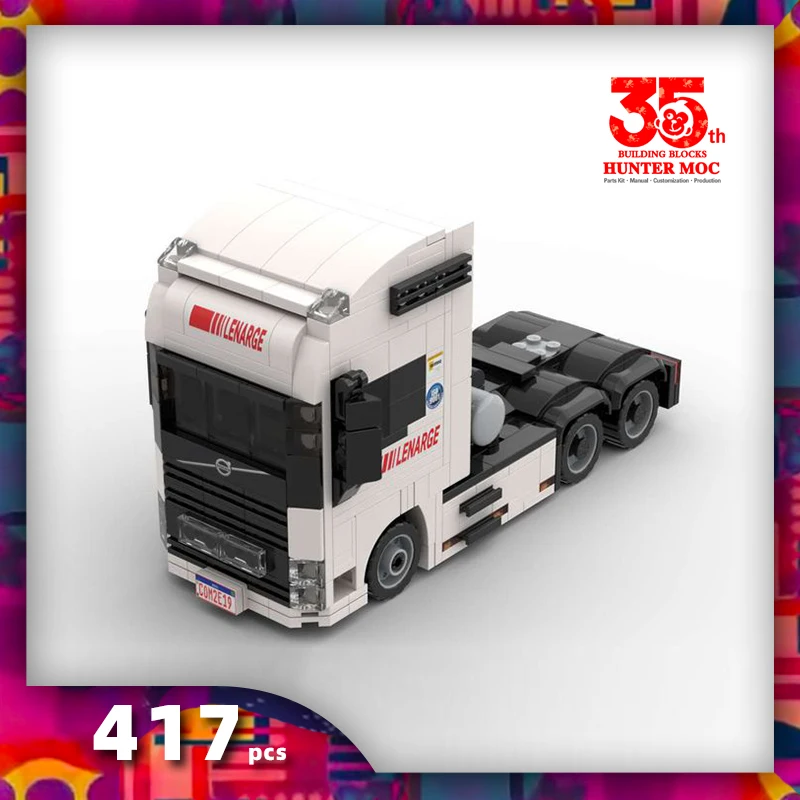 truck blocks truck bricks moc truck building blocks truck toy lorry truck toy - £72.88 GBP