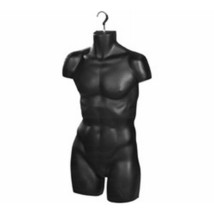 Only Hangers Injection Molded Male Torso- Black 4pk - $62.59