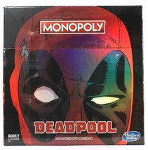 1 Count Hasbro Gaming Monopoly Deadpool Collector&#39;s Edition Adult 2 To 6 Players - £39.95 GBP