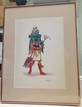 Navajo Bahah-Zhonie Frank Austin (&#39;38)Art Watercolor Original Signed &#39;64 Rare - £4,785.35 GBP