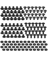 Black Chicago Screws, 144 Assorted Pieces Of 1/4 &amp; 3/8 Inch - For Diy Ky... - $42.94