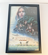 Star Wars Rogue One Movie Poster Framed 18x12&quot; - $18.05