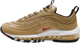 Nike Womens Air Max 97 Running Shoes Color-Metallic Gold/Varsity Red Size-9.5 - £141.74 GBP