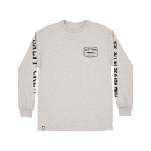 Salty crew Stealth standard L/S tee - Athletic Heather - £37.74 GBP