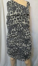 Allen B. By Allen Schwartz Dress Women&#39;s Womens Size XL Ruched Leopard P... - £19.65 GBP