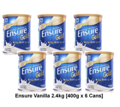 6 cans x 400g Abbott Ensure Gold Vanilla Free Shipping To USA  - $228.99