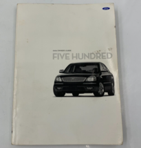 2006 Ford Five Hundred Owners Manual Handbook OEM P03B39006 - $26.99