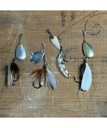 Hildebrandt Fishing Lures Feathered Vintage No&#39;s 2-1/2 &amp; 3 - $332.16 MXN