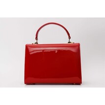 The Ege Red Patent Leather Handbag image 3
