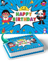Ryans World RW Edible Image Cake Topper Personalized Birthday Sheet Deca... - €12,92 EUR