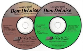 Cooking With Dom De Luise (2CDs) Win/DOS - New C Ds In Sleeve - £3.18 GBP