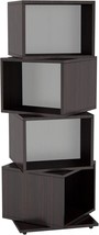 4 Tier Rotating Cube Espresso From Atlantic. - £99.66 GBP