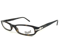 Persol Petite Eyeglasses Frames 2851-V 194 Brown Tortoise Rectangular 51-19-145 - £65.35 GBP