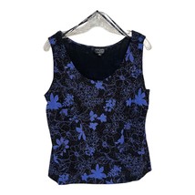 Xscape Woman by Joanna Chen Glitter Floral Sleeveless Top – Size 1X - $19.00