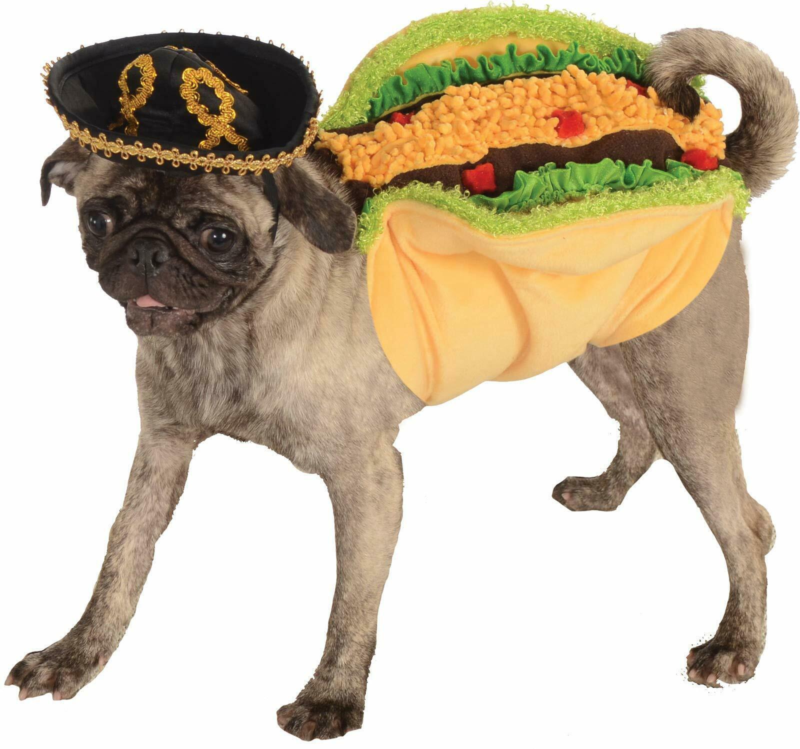 Rubie's Costume Extra Large TACO Chest 24" Neck to Tail 28" Bulldog Collie dog - £17.39 GBP