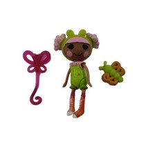 Lalaloopsy Funhouse Blossom Flowerpot 3&quot; MINI Doll w Butterfly Pet Accessory - $7.74