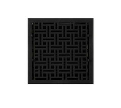New 12&quot; x 12&quot; Wicker Style Cast Iron Floor Register by Signature Hardware - $74.95