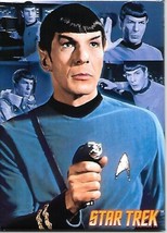 Star Trek: The Original Series Mr. Spock with Phaser Over Collage Magnet... - $3.99