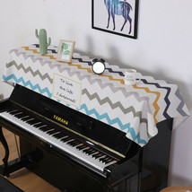 74”x35” Multi Color Piano Anti-Dust Digital Print Cover Dust Upright Pia... - £41.32 GBP