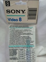 SONY 8mm Video Cassette Tape -NEW Sealed Blank Recordable- P6-90MP Metal... - $15.83