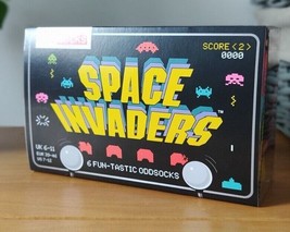 United Oddsocks Space Invaders Odd Socks For Men Size 6-11 (pack of 6) - £15.99 GBP