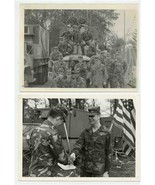 3 Black &amp; White 5x7 US Army Group Photos Karlsruhe Germany 1984  - £18.58 GBP