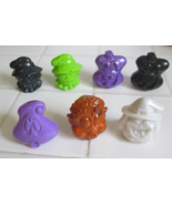 Vintage 2000 (Set/7) McDonald&#39;s 2&quot; GOGOs &quot;Halloween&quot; Monster Crazy Bones... - $20.37 CAD