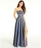 MSRP $149 B Darlin Juniors&#39; Lace-Up-Back Glitter Gown Size 3/4 - $59.45 CAD