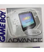 Nintendo Game Boy Advance GBA Console Limited Edition Platinum - $569.99