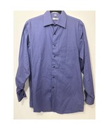 Geoffrey Beene Mens Wrinkle-Free Size Small 14 1/2 32/33 Lavender Button Up - $260.77 MXN