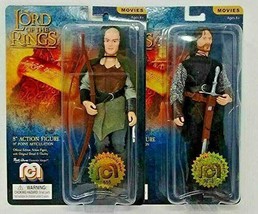 Lord of the Rings -  Aragorn &amp; Legolas Set of 2 pieces Action Figures by Mego - £42.98 GBP